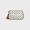 Medium Messenger Bag in Triomphe Canvas with Celine print