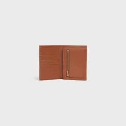 Medium strap wallet in Triomphe Canvas and Lambskin