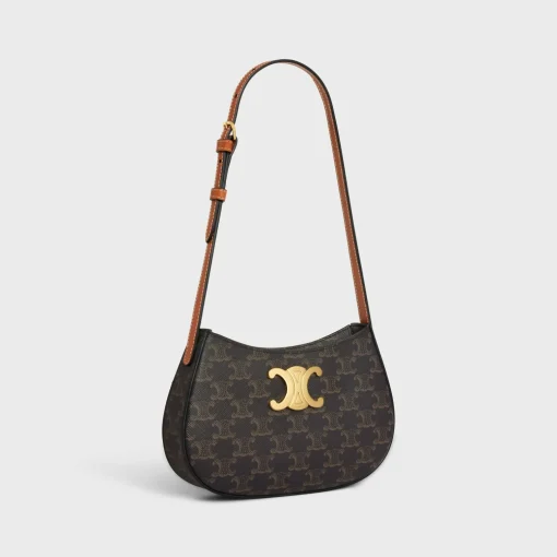 MEDIUM TILLY BAG in Triomphe canvas and calfskin