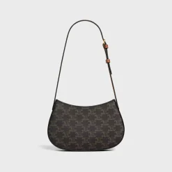 MEDIUM TILLY BAG in Triomphe canvas and calfskin