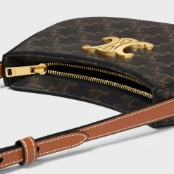 MEDIUM TILLY BAG in Triomphe canvas and calfskin