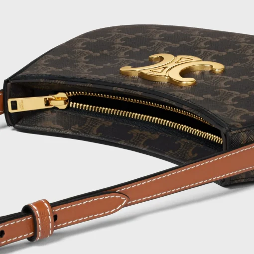 MEDIUM TILLY BAG in Triomphe canvas and calfskin
