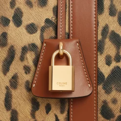 Medium Travel Bag in Celine canvas with leopard print