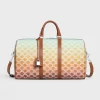 Medium Travel Bag in TRIOMPHE CANVAS SUNSET AND CALFSKIN