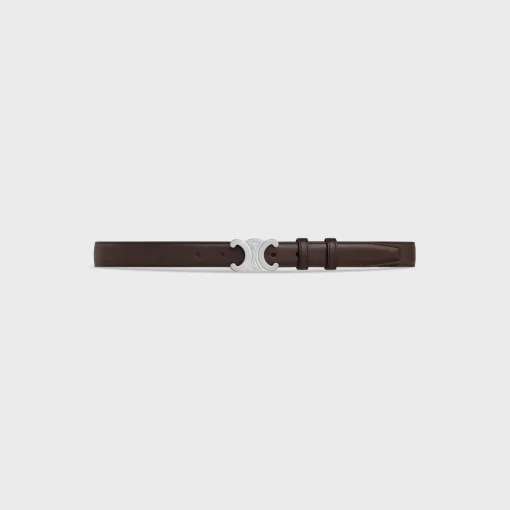 Medium Triomphe Belt in Natural Calfskin