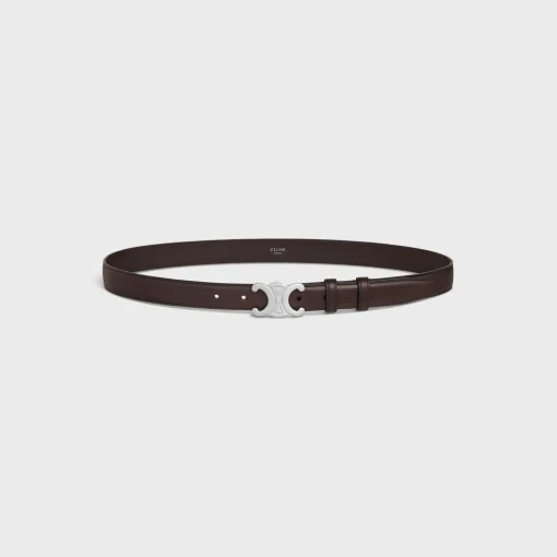 Medium Triomphe Belt in Natural Calfskin
