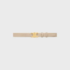 Medium Triomphe Belt in Taurillon Leather