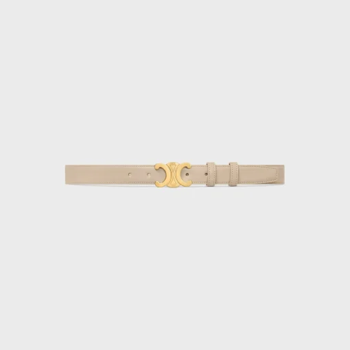 Medium Triomphe Belt in Taurillon Leather