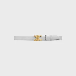 Medium Triomphe Belt in Taurillon Leather