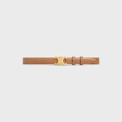 Medium Triomphe Belt in Taurillon Leather
