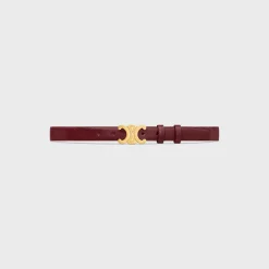 Medium Triomphe Belt in Taurillon Leather