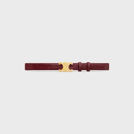 Medium Triomphe Belt in Taurillon Leather