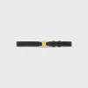 Medium Triomphe Belt in Taurillon Leather
