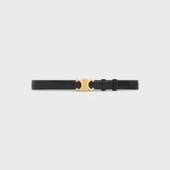 Medium Triomphe Belt in Taurillon Leather