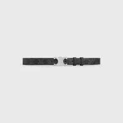 Medium Triomphe Belt in Triomphe Canvas