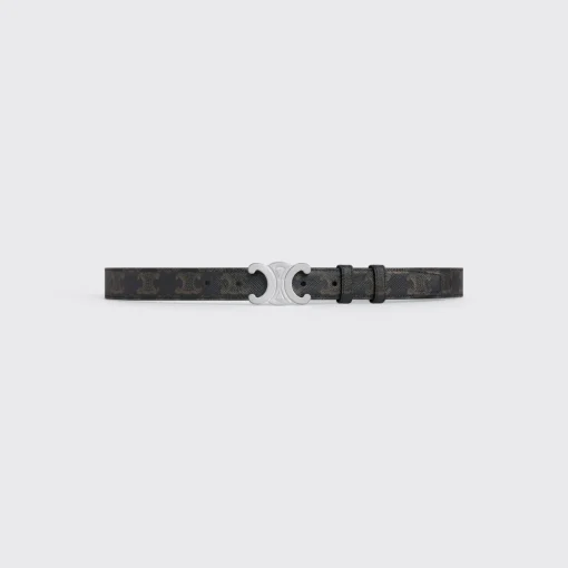 Medium Triomphe Belt in Triomphe Canvas