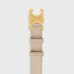 Medium Triomphe Belt in Taurillon Leather