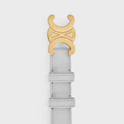 Medium Triomphe Belt in Taurillon Leather