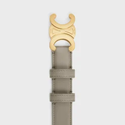 Medium Triomphe Belt in Taurillon Leather