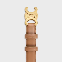 Medium Triomphe Belt in Taurillon Leather