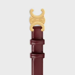 Medium Triomphe Belt in Taurillon Leather