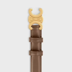 Medium Triomphe Belt in Taurillon Leather