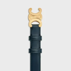 Medium Triomphe Belt in Taurillon Leather
