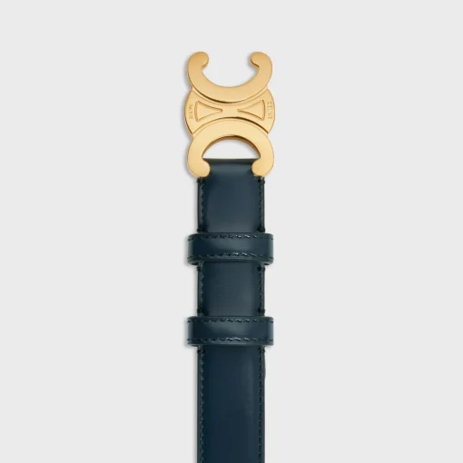 Medium Triomphe Belt in Taurillon Leather