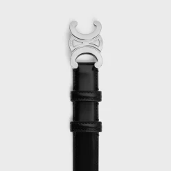 Medium Triomphe Belt in Taurillon Leather