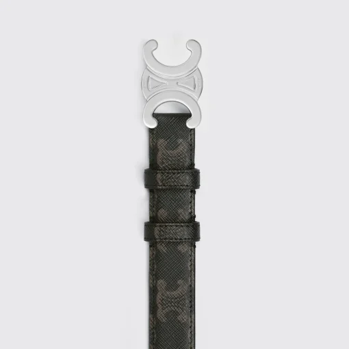 Medium Triomphe Belt in Triomphe Canvas