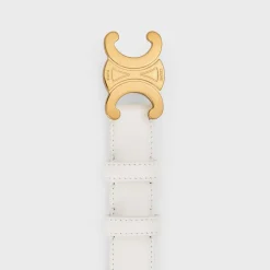 Medium Triomphe Belt in Taurillon Leather