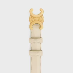 Medium Triomphe Belt in Taurillon Leather