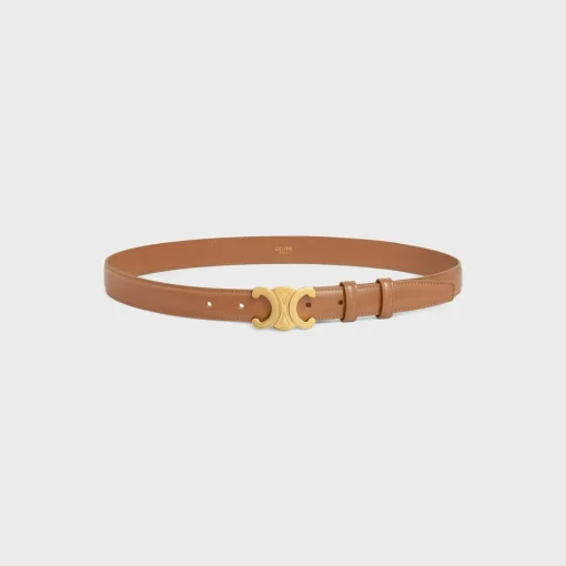 Medium Triomphe Belt in Taurillon Leather