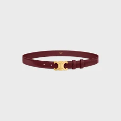 Medium Triomphe Belt in Taurillon Leather