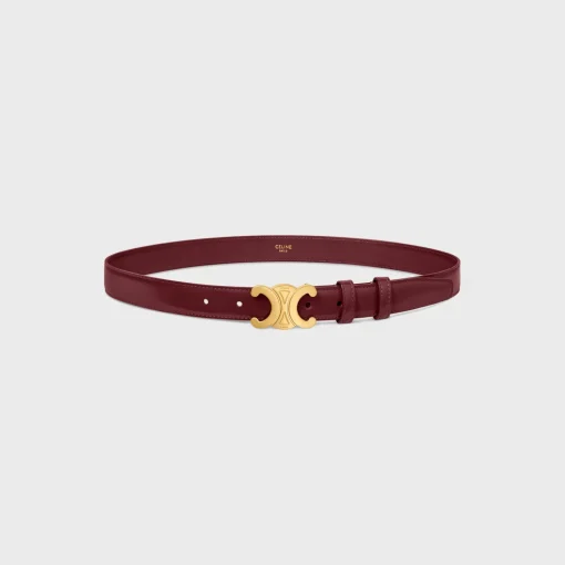 Medium Triomphe Belt in Taurillon Leather