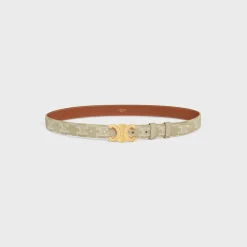 Medium Triomphe Belt in Triomphe Canvas