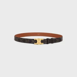 Medium Triomphe Belt in Triomphe Canvas