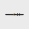 MEDIUM TWIN TRIOMPHE BELT in VINTAGE CALFSKIN