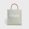 Medium Vertical Cabas in Triomphe Canvas with Celine print