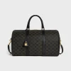 Medium Voyage Triomphe Canvas & Calfskin BLACK