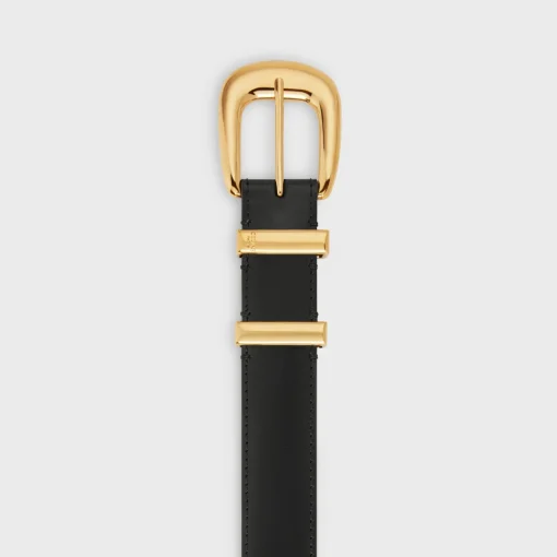 MEDIUM WESTERN BELT in Taurillon Leather