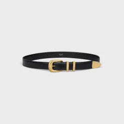 MEDIUM WESTERN BELT in Taurillon Leather