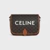 Messenger Folco in Triomphe Canvas with Celine print