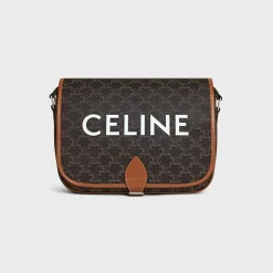 Messenger Folco in Triomphe Canvas with Celine print
