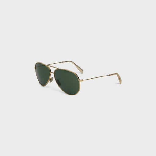 METAL FRAME 02 SUNGLASSES IN METAL WITH MINERAL GLASS LENSES