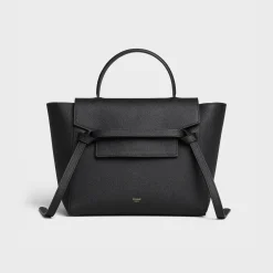 Micro Belt bag in grained calfskin