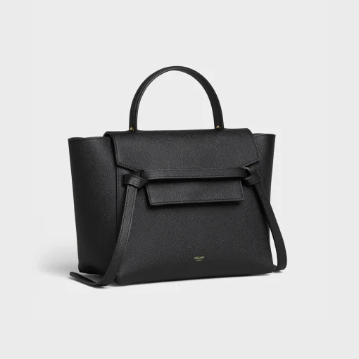 Micro Belt bag in grained calfskin