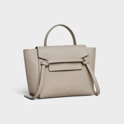 Micro Belt bag in grained calfskin