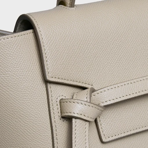 Micro Belt bag in grained calfskin