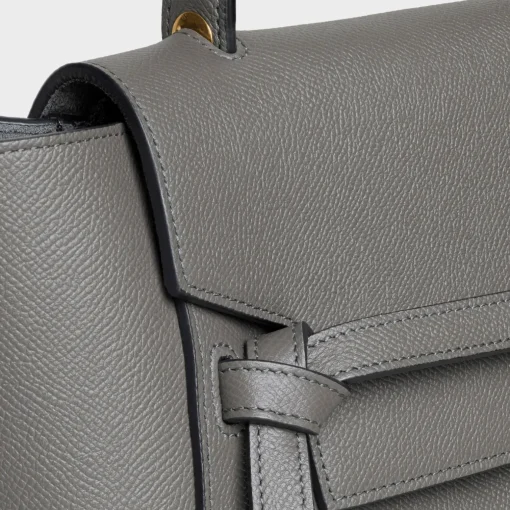 Micro Belt bag in grained calfskin